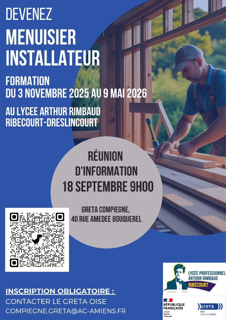 Formation TP Menuisier Installateur 