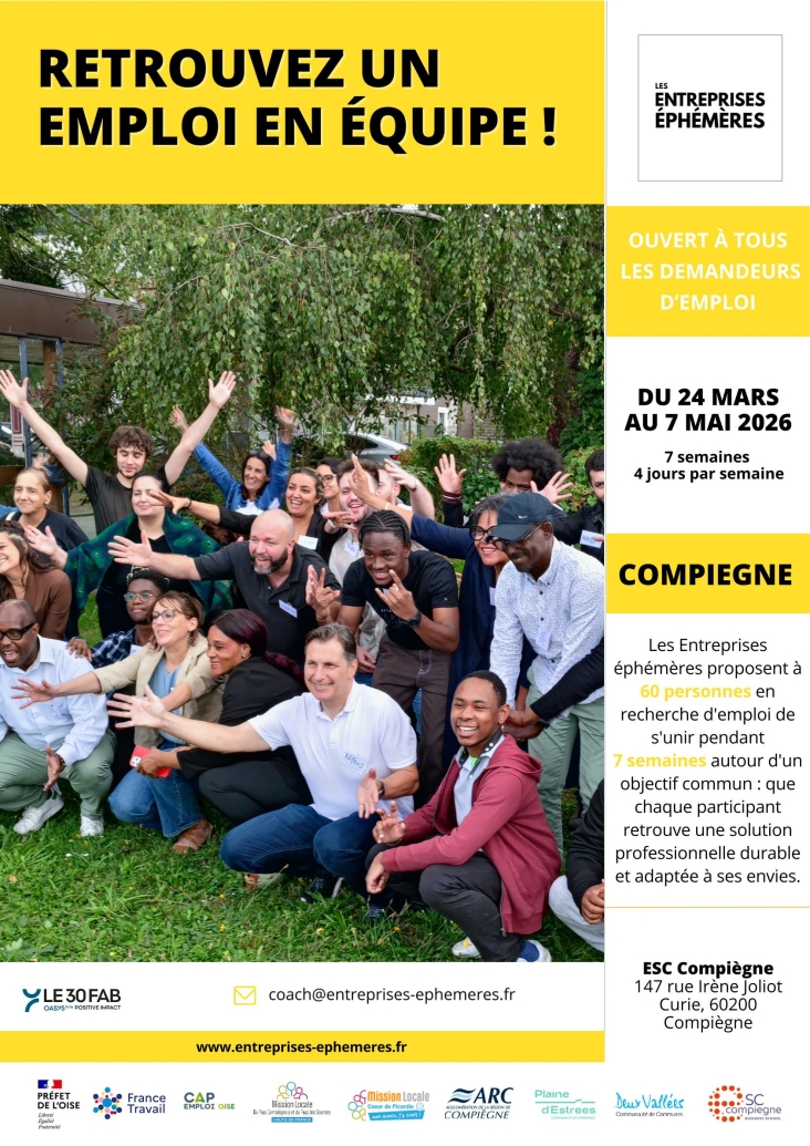 Retrouvez un emploi en équipe 