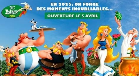 Recrutement parc Asterix pour 2025