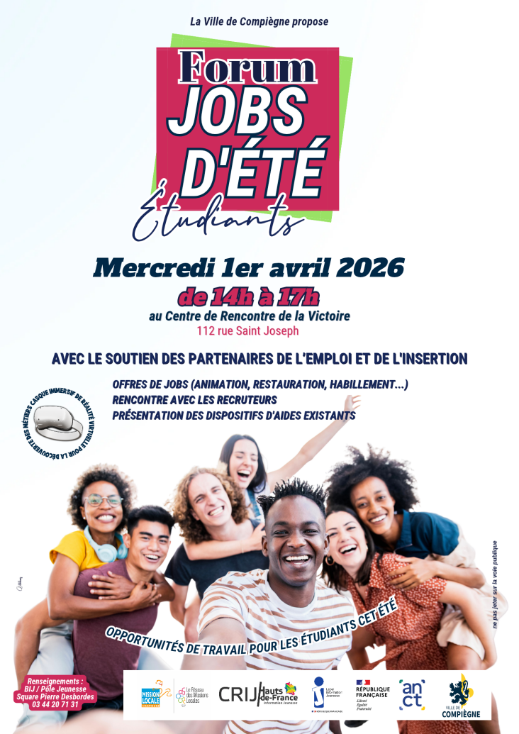 Forum Jobs d'été étudiants à Compiègne 