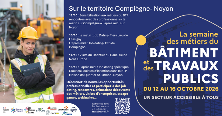 La semaine des métiers du Bâtiment et des Travaux Publics