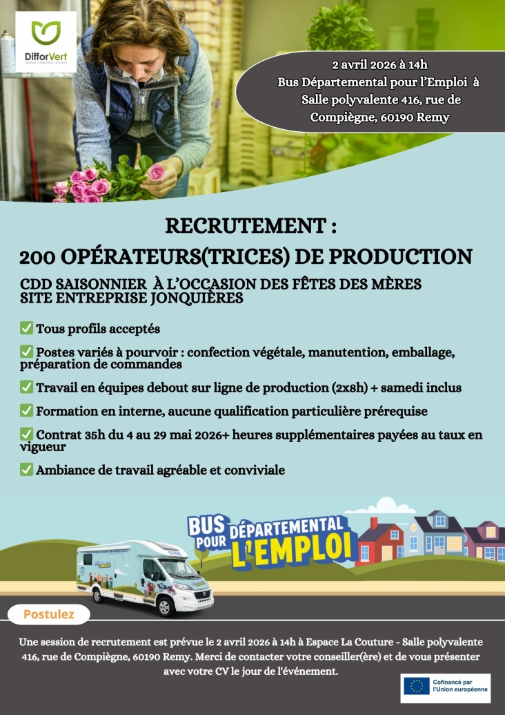 Recrutement DifforVert à Jonquières