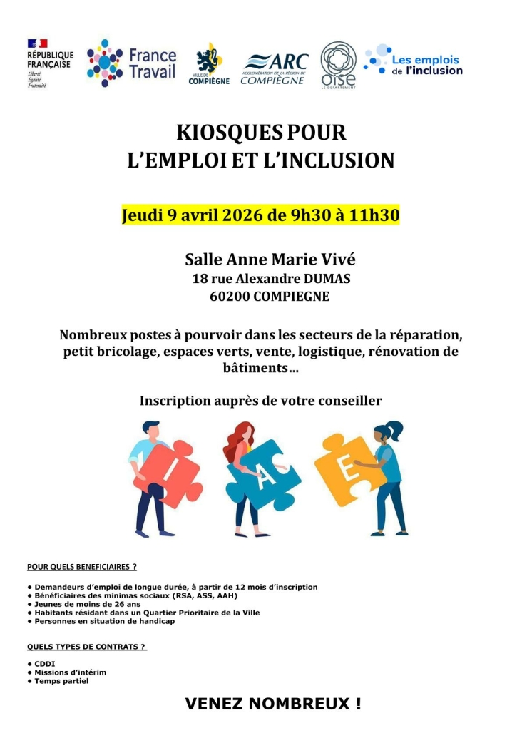 KIOSQUESPOUR L’EMPLOI ET L’INCLUSION