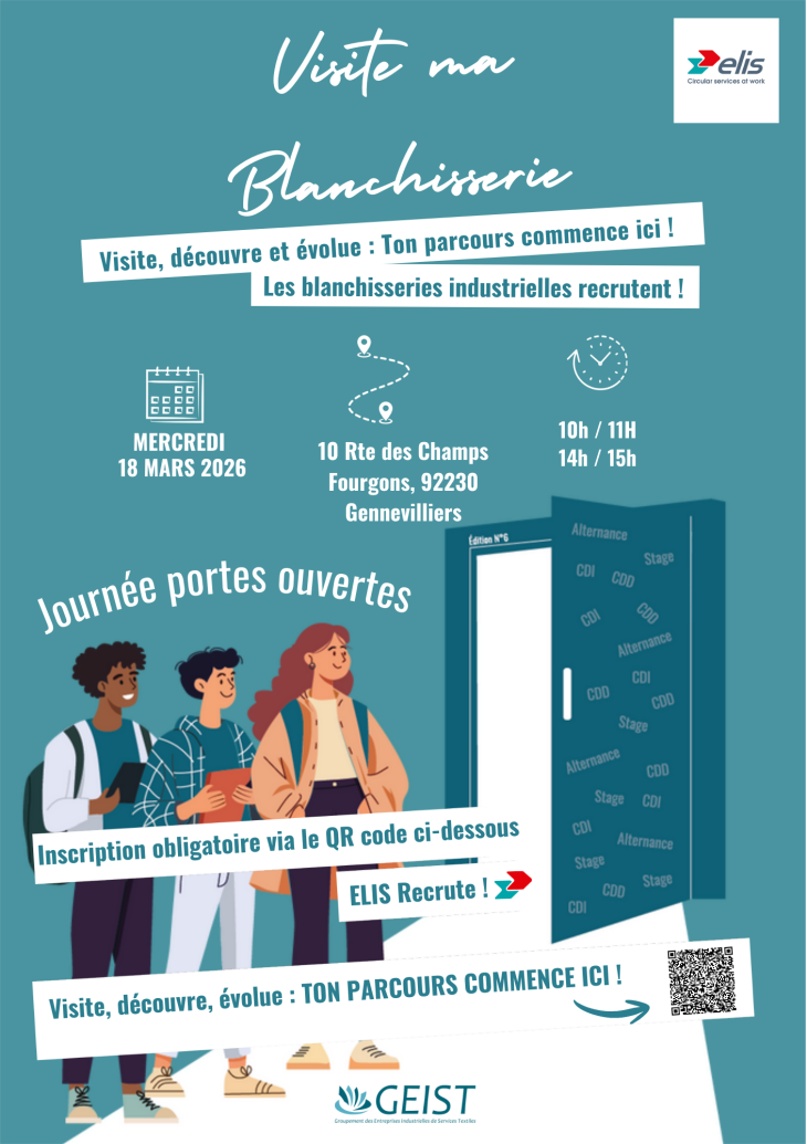 Affiche JOP Elis Gennevilliers