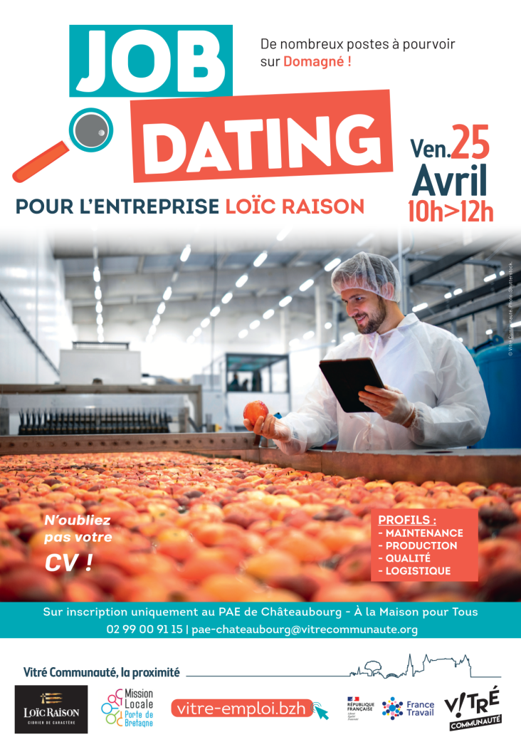 loic raison recrute à Domagné !