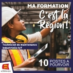 Pays d’Auge : Formez-vous et devenez technicien de maintenance industrielle (H/F)