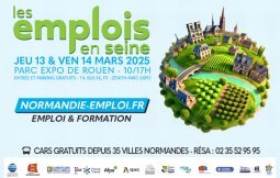 📣 La Région Normandie vous donne rendez-vous au salon Les Emplois en Seine !