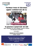 Calvados : Formez-vous et devenez agent/agente commercial de la conduite