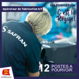 Caudebec-lès-Elbeuf : formez-vous et devenez opérateur de fabrication h/f