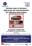 Argences : Devenez opérateur / opératrice de transformation de véhicules électriques