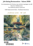 🍽️ Job Dating Restauration – Saison 2026 à Giverny