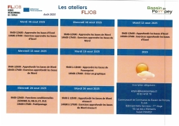 PLANNING ATELIERS AOUT 2025