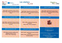 PLANNING ATELIERS FLJOB SEPTEMBRE 