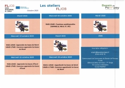 PLANNING ATELIERS FLJOB OCTOBRE 2025