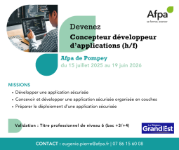 CONCEPTEUR DEVELOPPEUR D APPLICATIONS