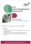 Electricien équipement du bâtiment