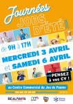 JOURNEES JOBS D'ÉTÉ 03 et 06 Avril 2024