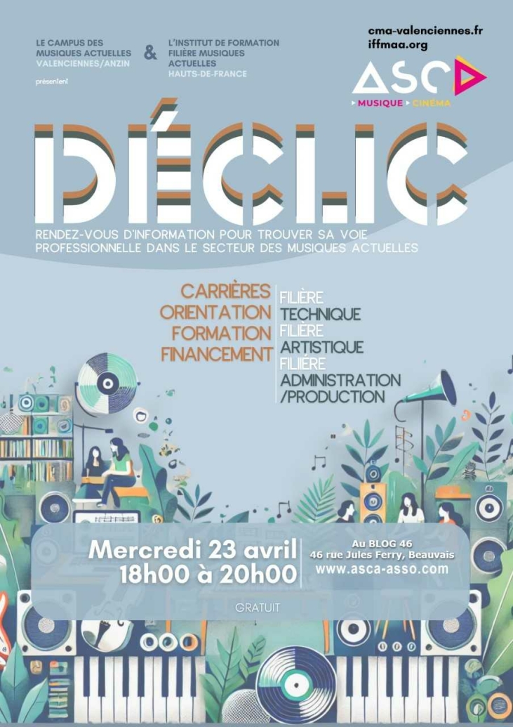 Rendez-vous DECLIC : Explorez les métiers de la musique !