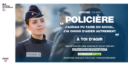 La police nationale organise un concours gardiens de la paix !