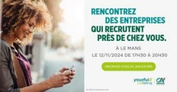  JOB DATING Crédit Agricole de l’Anjou et du Maine et WIZBII 