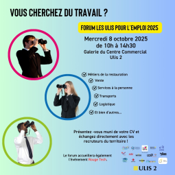 Forum de l'emploi - Centre Commercial des Ulis 2