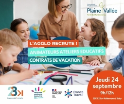 L'agglo recrute des animateurs pour ces ateliers éducatifs