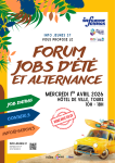 Forum Jobs d'été et alternance 2026 - mercredi 1er avril 2026
