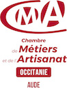 Logo de la chambre des métiers de l'Aude (CMA)